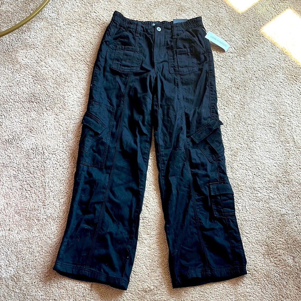 Black Y2K Cargo Pants Urban Outfitters